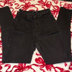 Fashion Nova Size 11 High Rise Skinny Black Jeans
